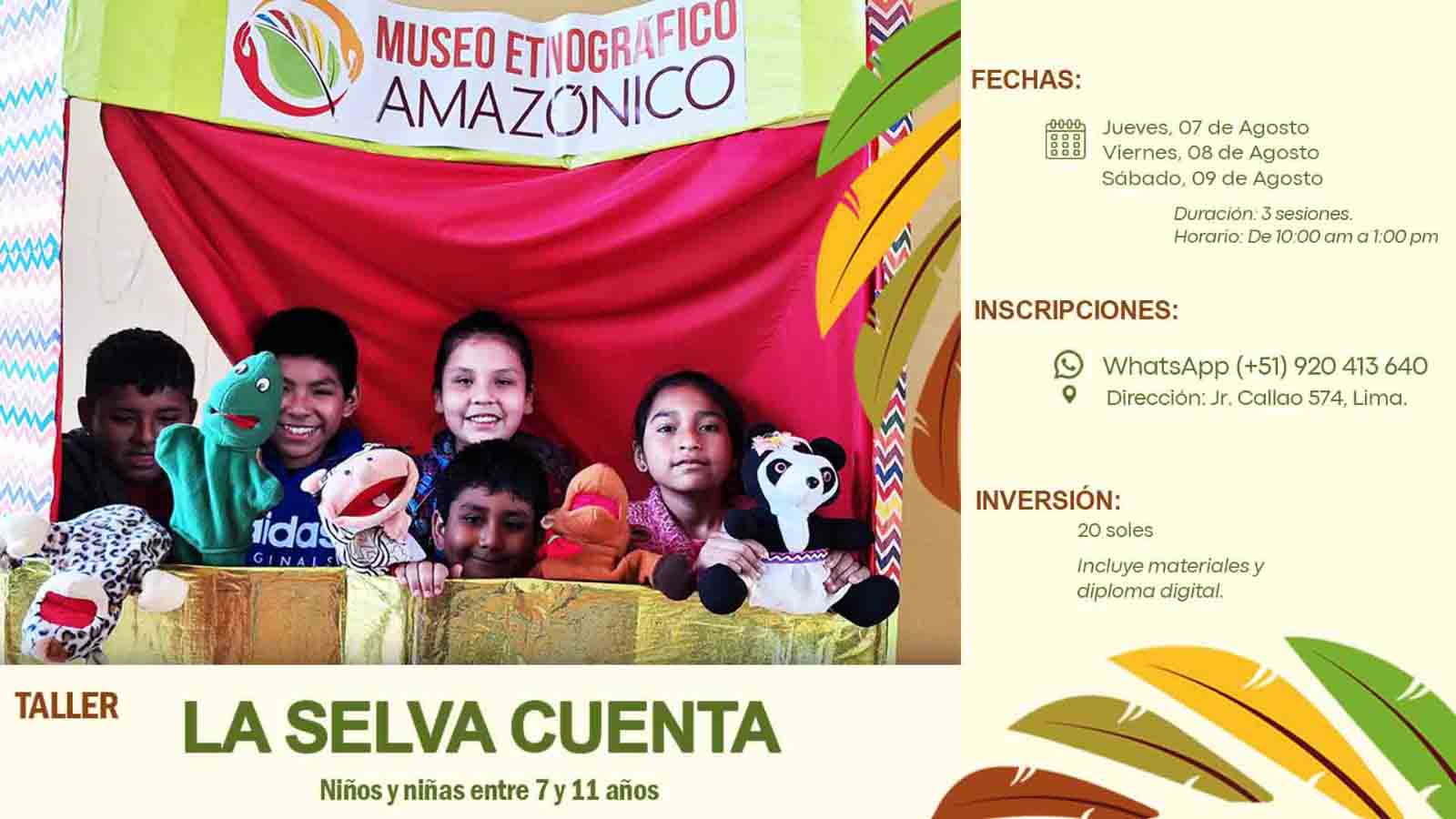 Lee más sobre el artículo Vuelve el Taller «LA SELVA CUENTA». Inscripciones abiertas