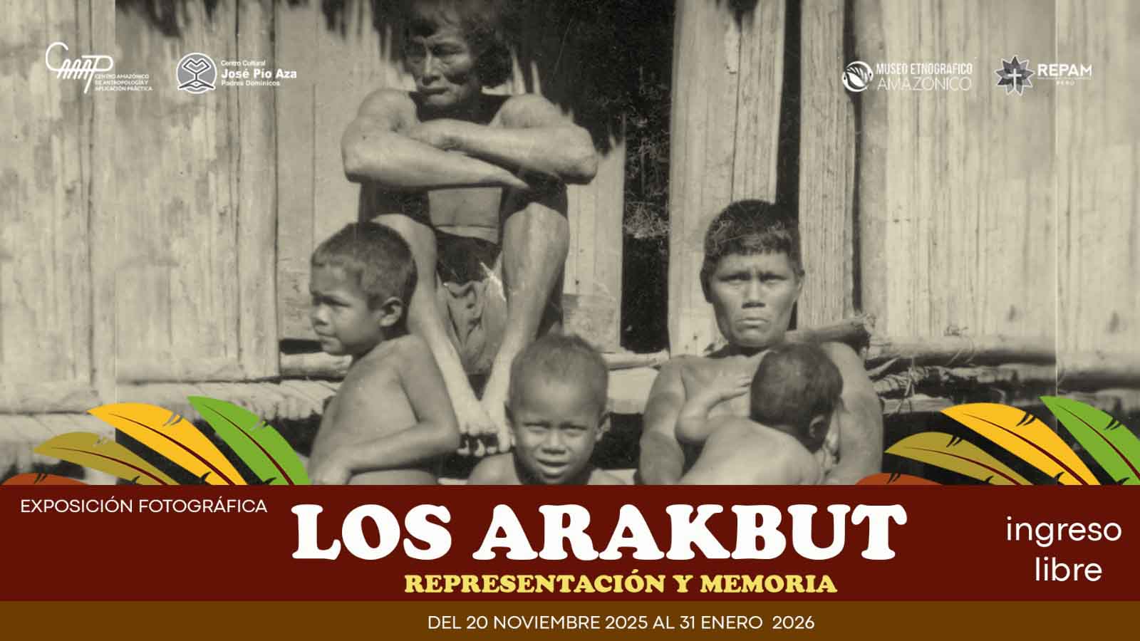 Lee más sobre el artículo “Los arakbut: representación y memoria” inaugura la nueva galería AIÑOBI del Centro Cultural Pío Aza